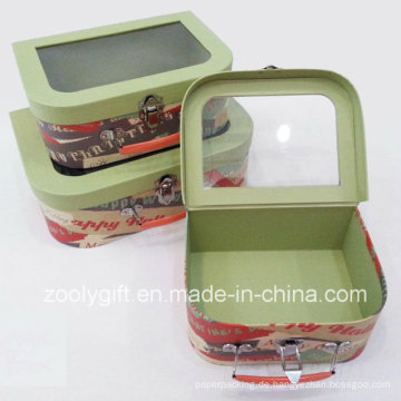 Portable Druckpapier Koffer Speicher Geschenkboxen Set